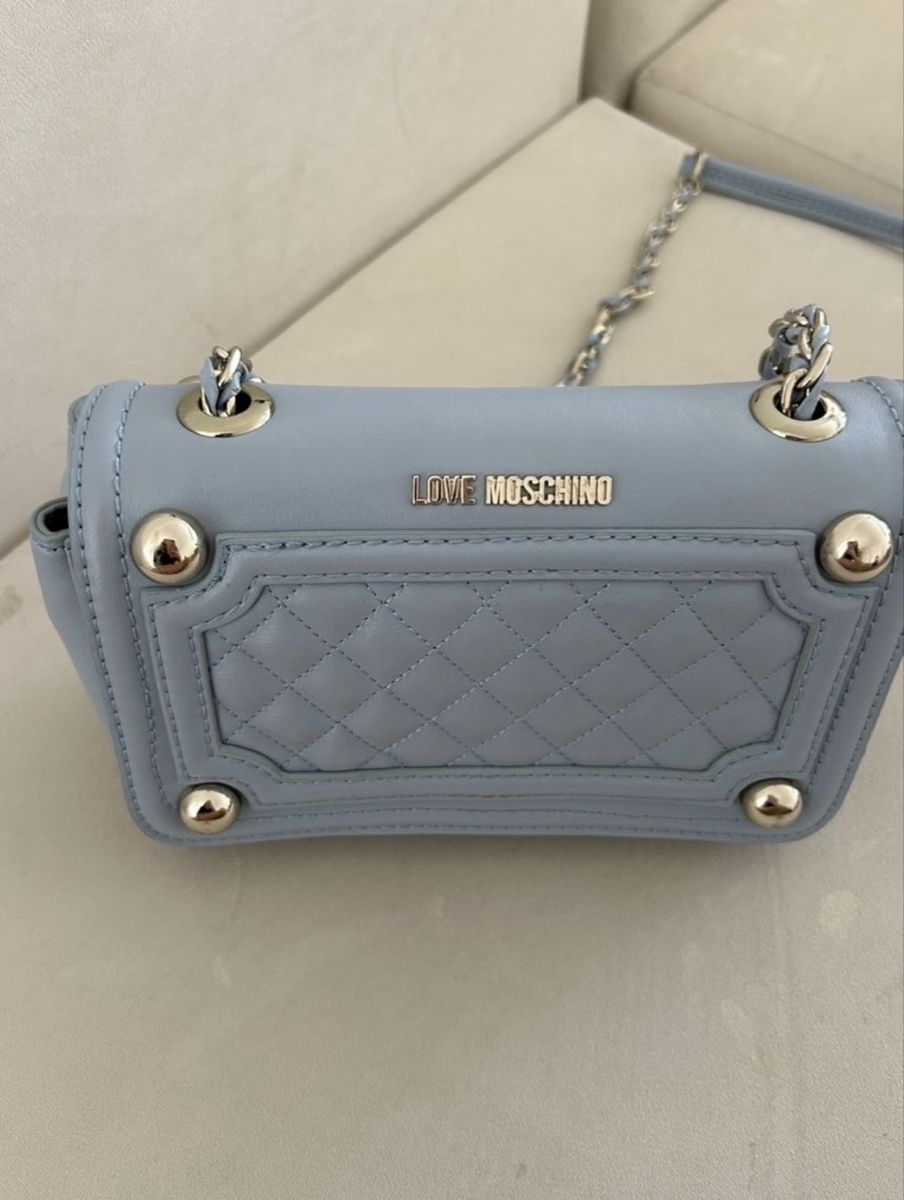 Moschino Borse da donna: Moschino Tasche in Hellblau, Top! – Nuovo (secondo la descrizione) da St. Gallen venduto da oli_ryy9