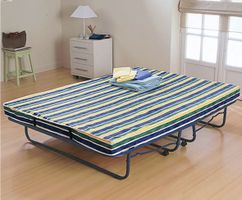 Folding bed with mattress, 140x200cm, good condition