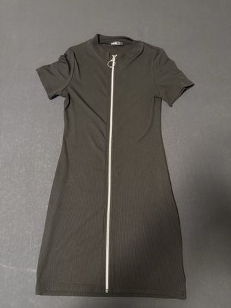 Kleid Shein schwarz mit Reissverschluss Gr.S