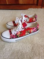 Tolle HAZARD Blumen Sneakers Schuhe Gr. 38