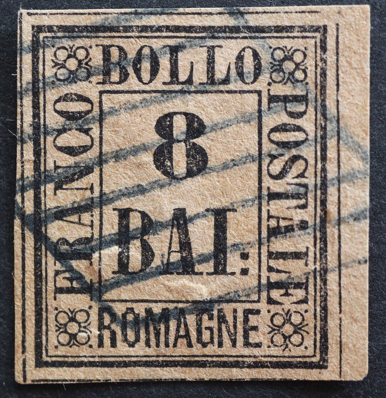 Tutti i francobolli: Romagna MNr. 8 8 Baj. gestempelt – Usato da Aesch BL venduto da Orathai1