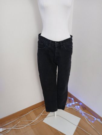 Thermo Schwarze Damen Jeans Gr. 40 stylisch wie neu!