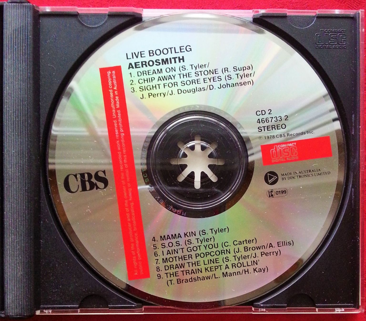 CD: CD 2x AEROSMITH - LIVE BOOTLEG, 1978 – Usato da Oberriet SG venduto da Manick 4