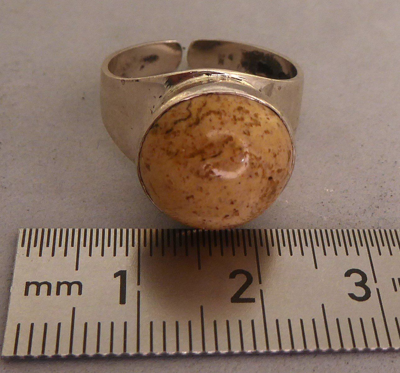 Anelli: Ring 800 Silber mit echtem Achat Stein vor 1985 – Usato da Muri AG venduto da Lineli2020 5
