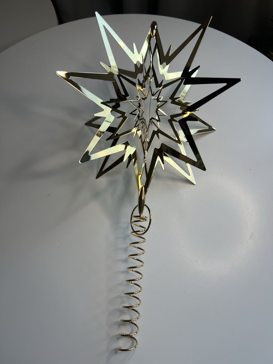 Jensen Tutte le decorazioni: Georg Jensen TOP STAR Tree topper  – Usato da Uerikon venduto da Saffagirl 4