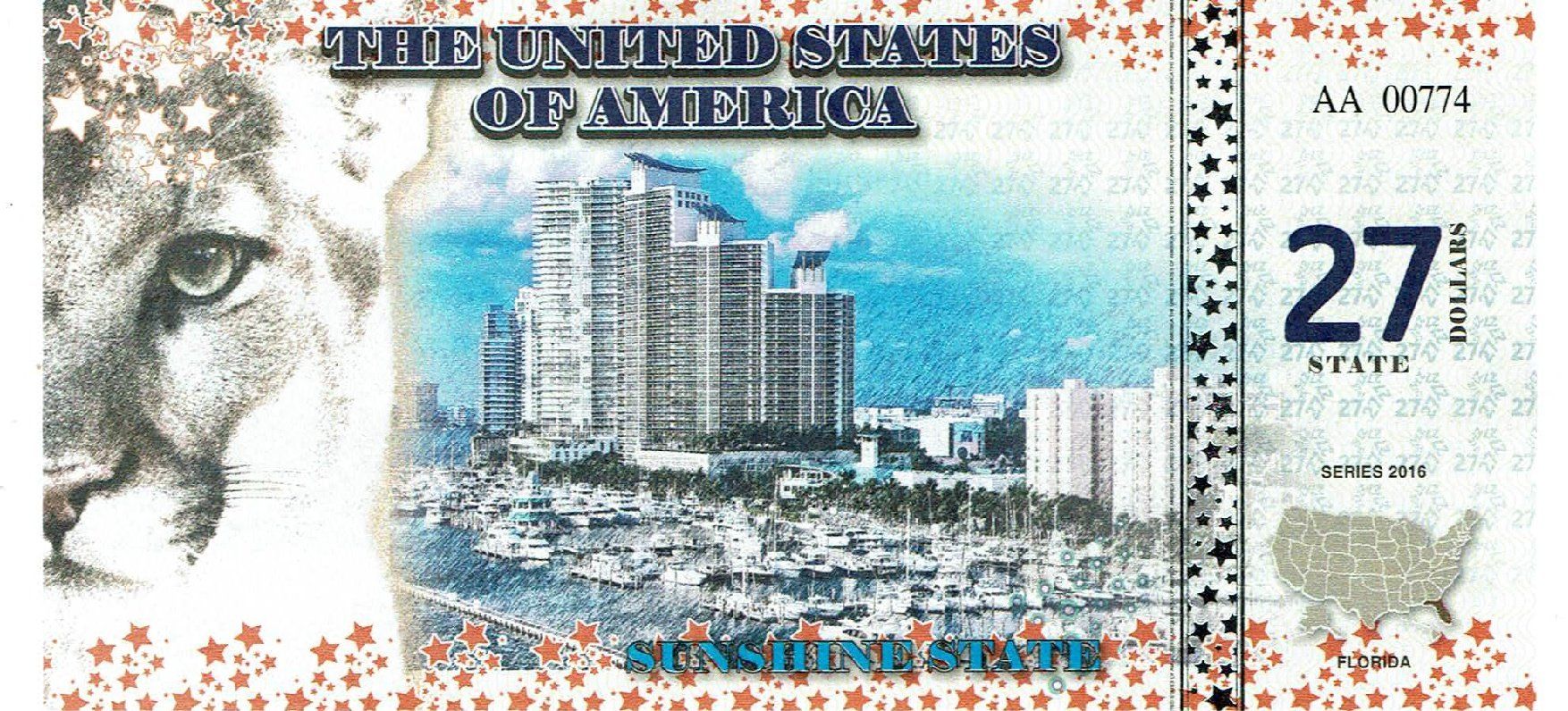 Banconote: USA Florida Panther 2016 UNZ Privatausgabe – Nuovo (secondo la descrizione) da Steffisburg venduto da ber_8htf
