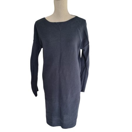 100% Baumwollkleid blau von YAYA Woman Gr. S