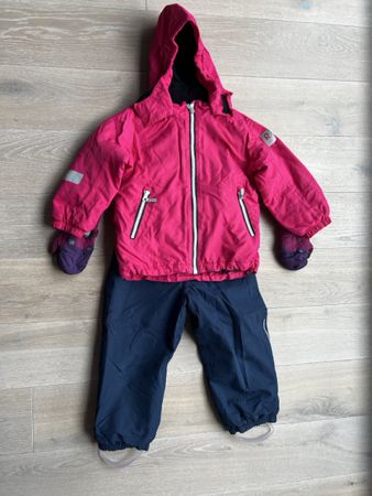 Reima Ski-Set Winterjacke & Skihose & Handschuhe Größe 104