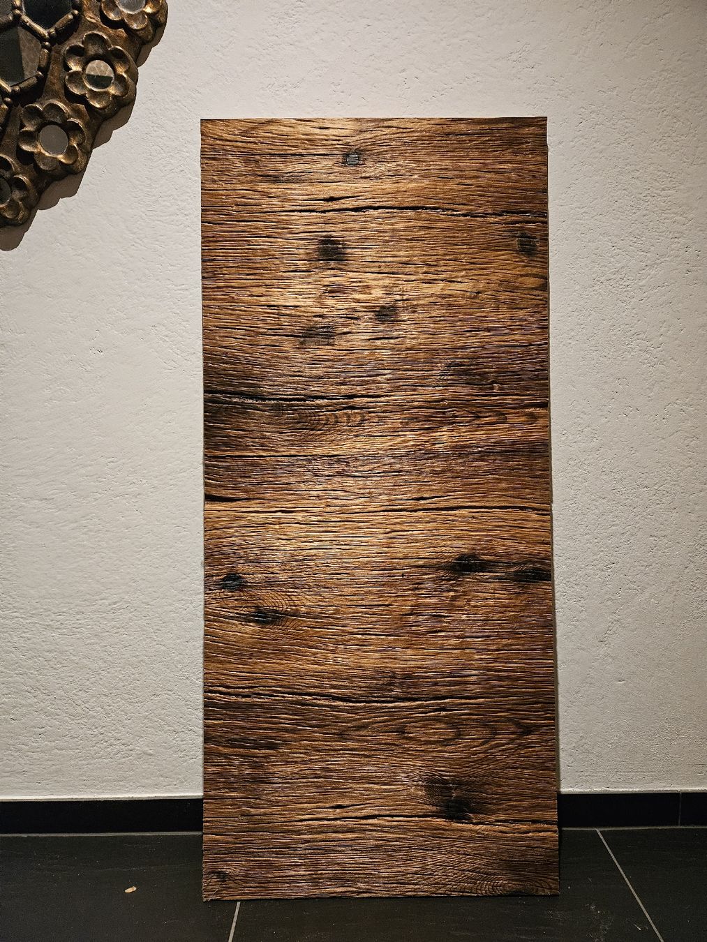 Articoli in legno: 3D Reliefplatte Echtholzfurnier Lärche geräuchert – Nuovo (secondo la descrizione) da Bertschikon Gossau venduto da simla09