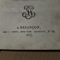 Antikes Buch, "Doctrine Chrestienne", Besancon 1825