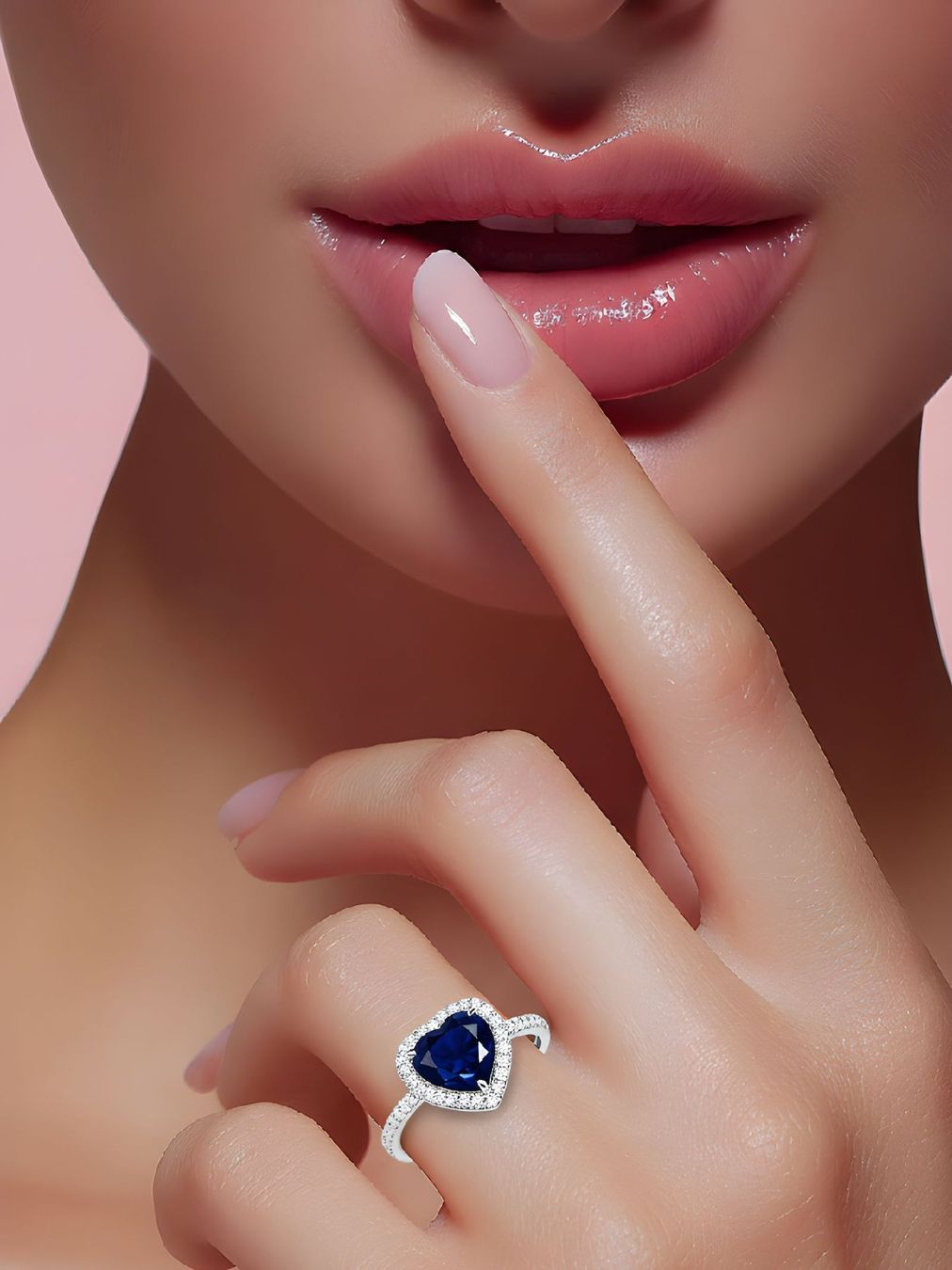Anelli: Saphir-Ring 14k Weissgold 3,04ct – Nuovo e nell'imballaggio originale da Illnau venduto da Juwelier_Mahler_GmbH 1
