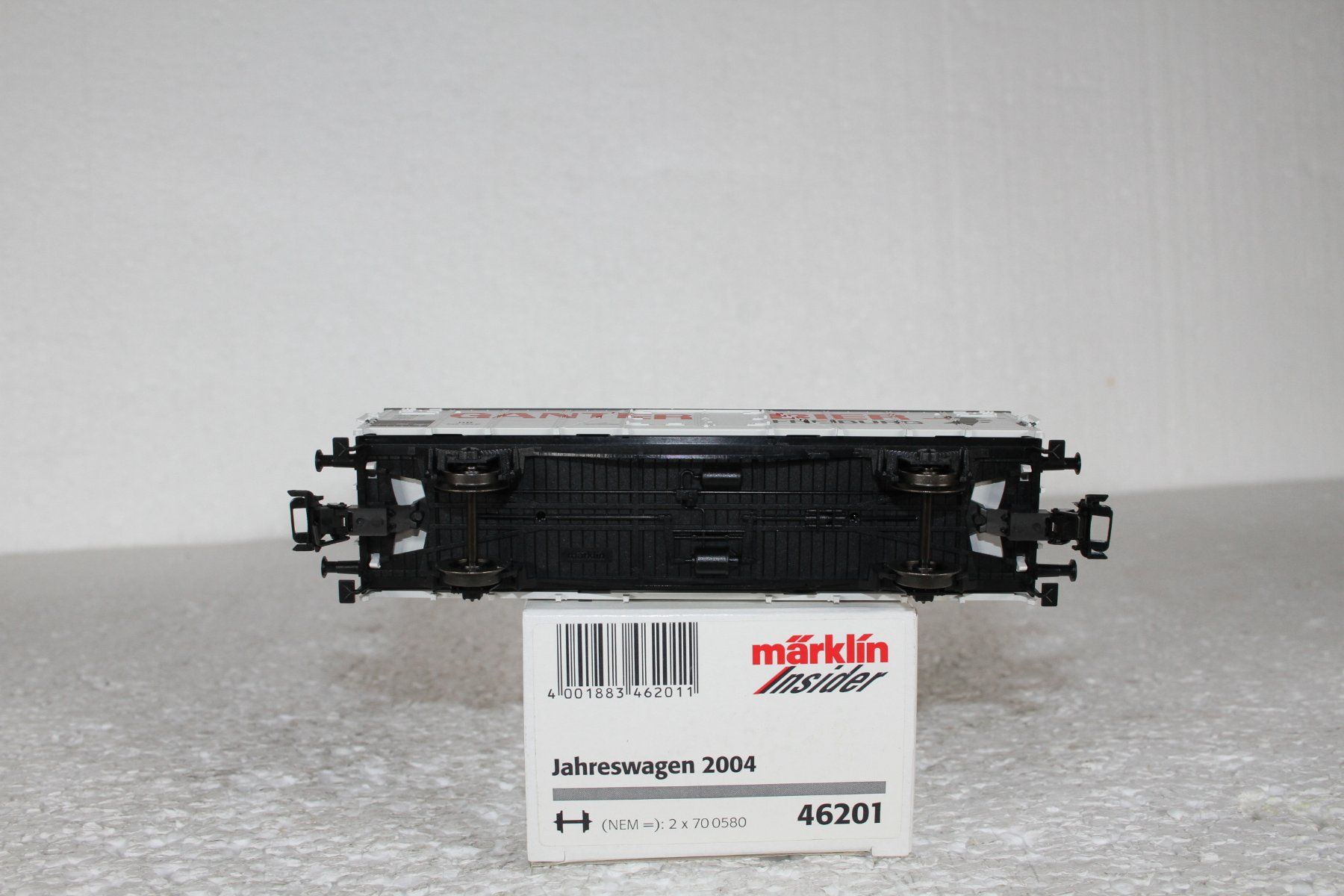 Märklin Modellini di ferrovie: Marklin 46201 Ganter Bier Insider 2004 – Usato da Triesen venduto da gleis8 6