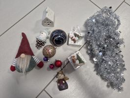 Weihnachtsdeko Set: Baumschmuck, Engel, Wichtel & mehr