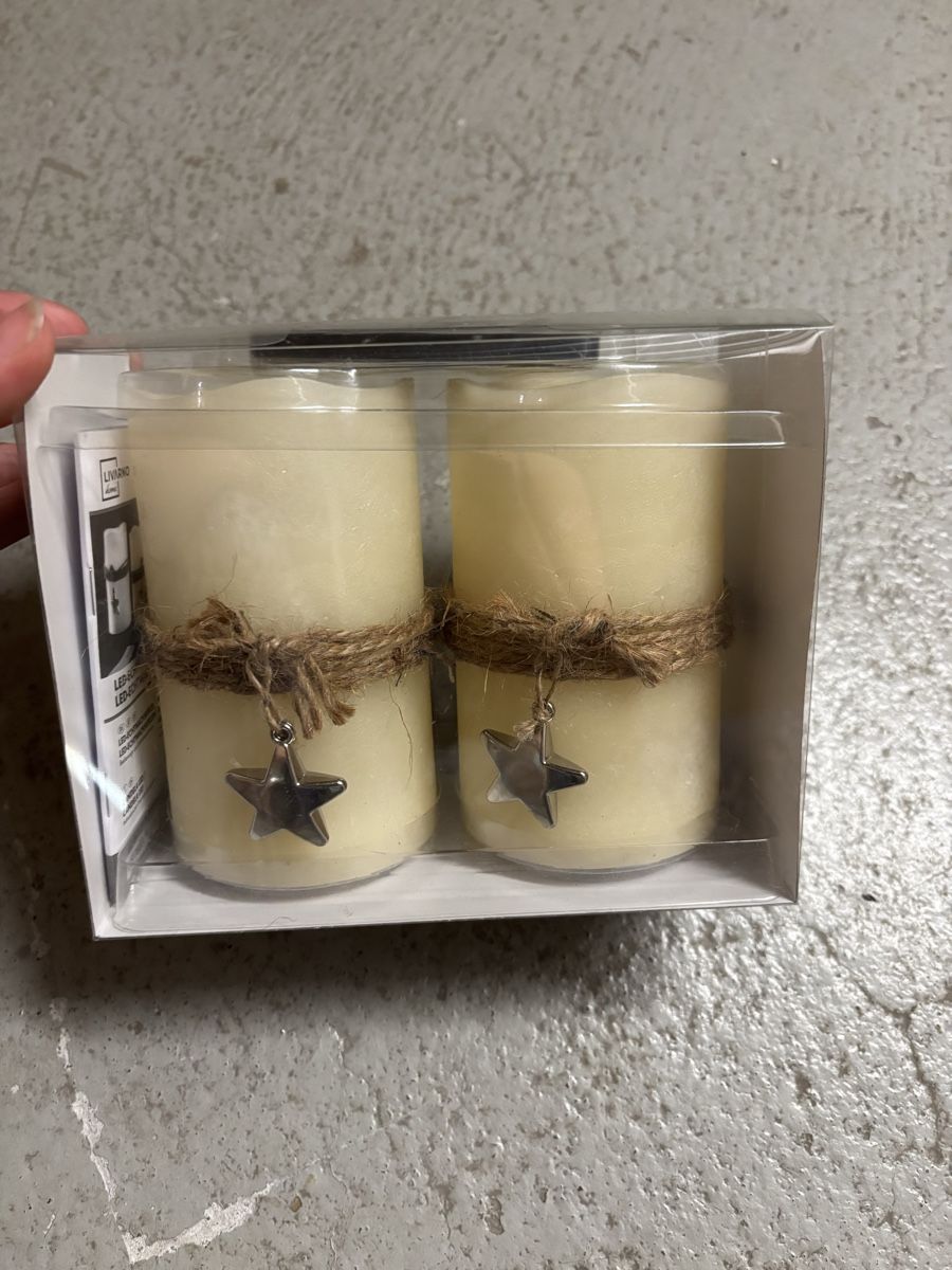 Candele: Weihnachtsdeko 2 x LED Echtwachskerzen – Nuovo e nell'imballaggio originale da Zürich venduto da Gin_gg9p 1
