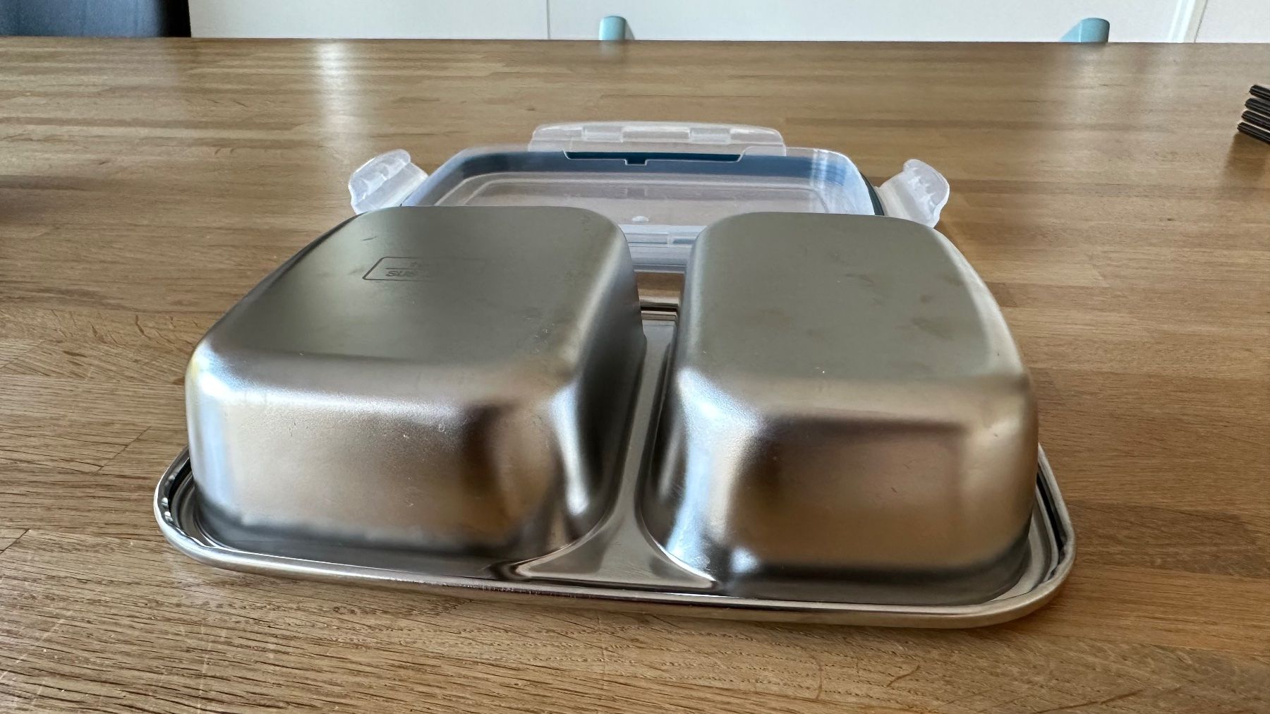 Behälter & Ähnliches: Lunchbox / Tupperdose Edelstahl 2 Abteile 650ml – Gebraucht aus Winterthur von  5