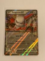 Pokemon ASCENDED HEROES Zangoose ex 167 / 217  🇬🇧 EN