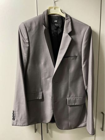 2x H&M Sakko, Gr. 48, Grau und Dunkelgrau, wie neu!