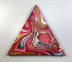 Acryl-Flüssigmalerei, Dreieck