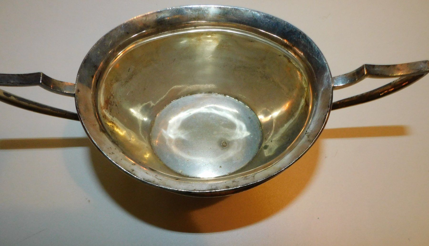 Schalen: Sauciere versilbert gepunzt alte Saucen Schale – Gebraucht aus Sursee von 76 5