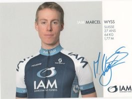 Autogrammkarte von Ex-Radrennfahrer Marcel Wyss CH