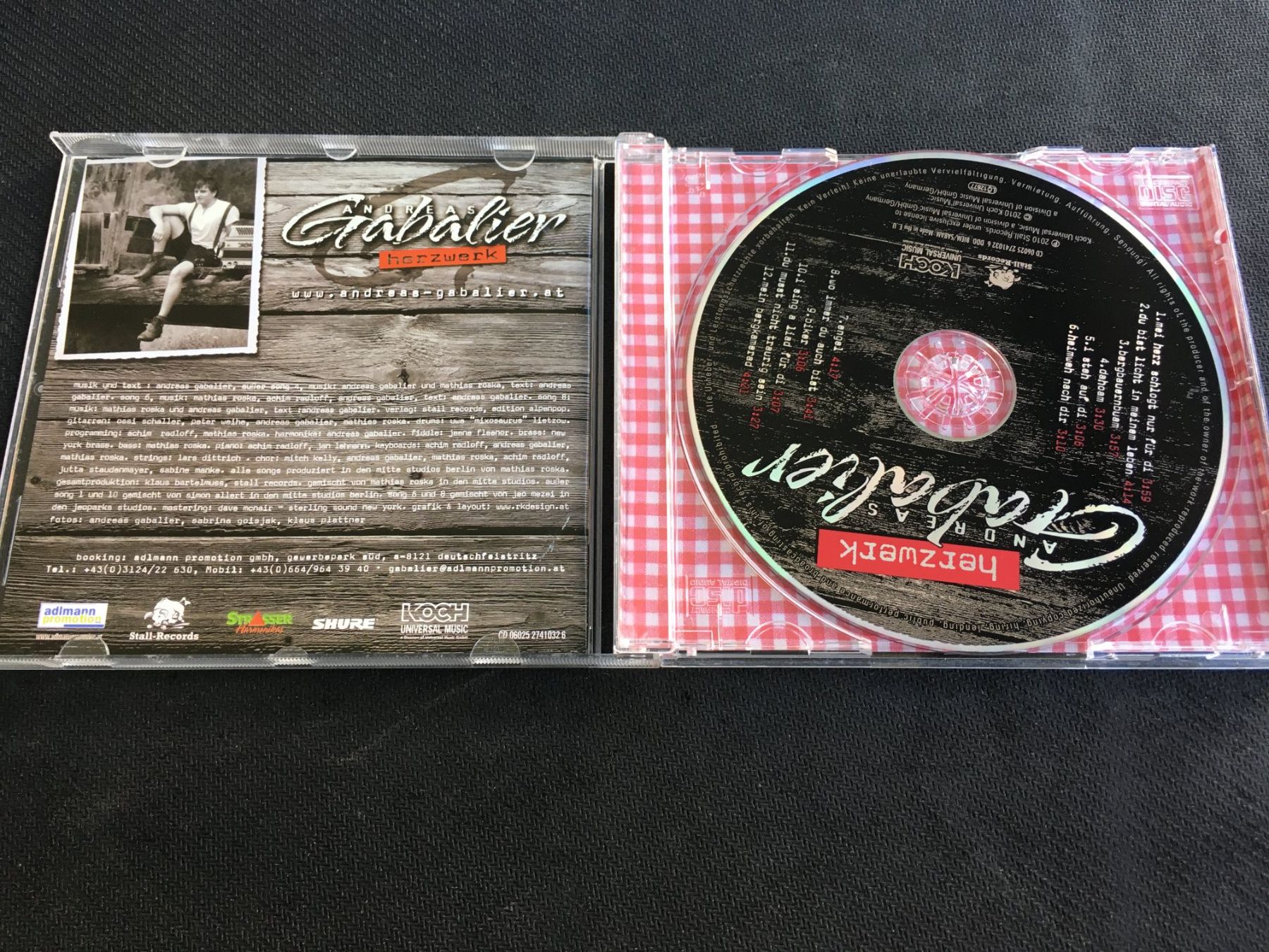 CD: Andreas Gabalier - Herzwerk -CD- – Usato da St.Gallen venduto da MedienJoe 1