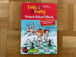 Fritz & Fertig Schach-Rätsel-Block NEU