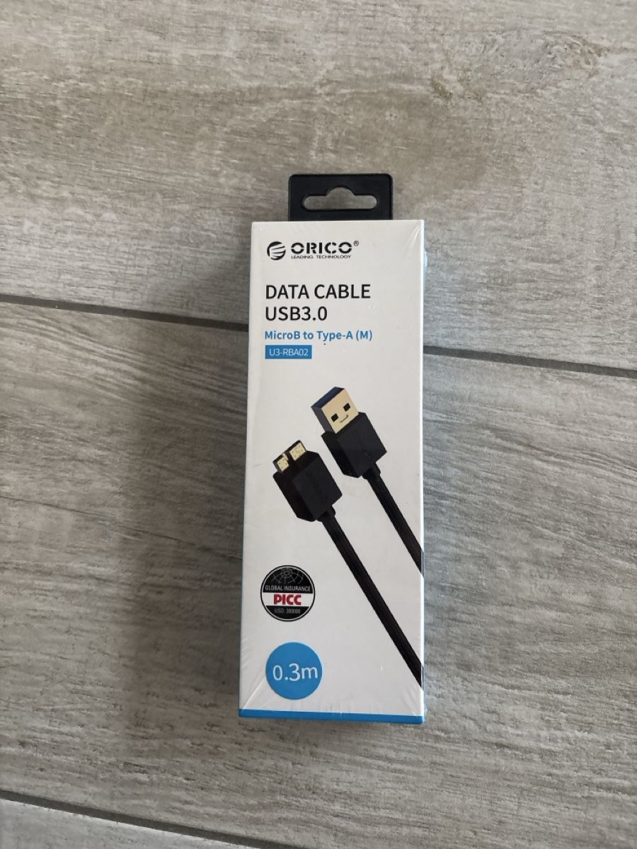 Cavi: Neues Orico USB 3.0 Datenkabel, Micro B auf Typ A, 0.3m – Nuovo e nell'imballaggio originale da Schattdorf venduto da natakara