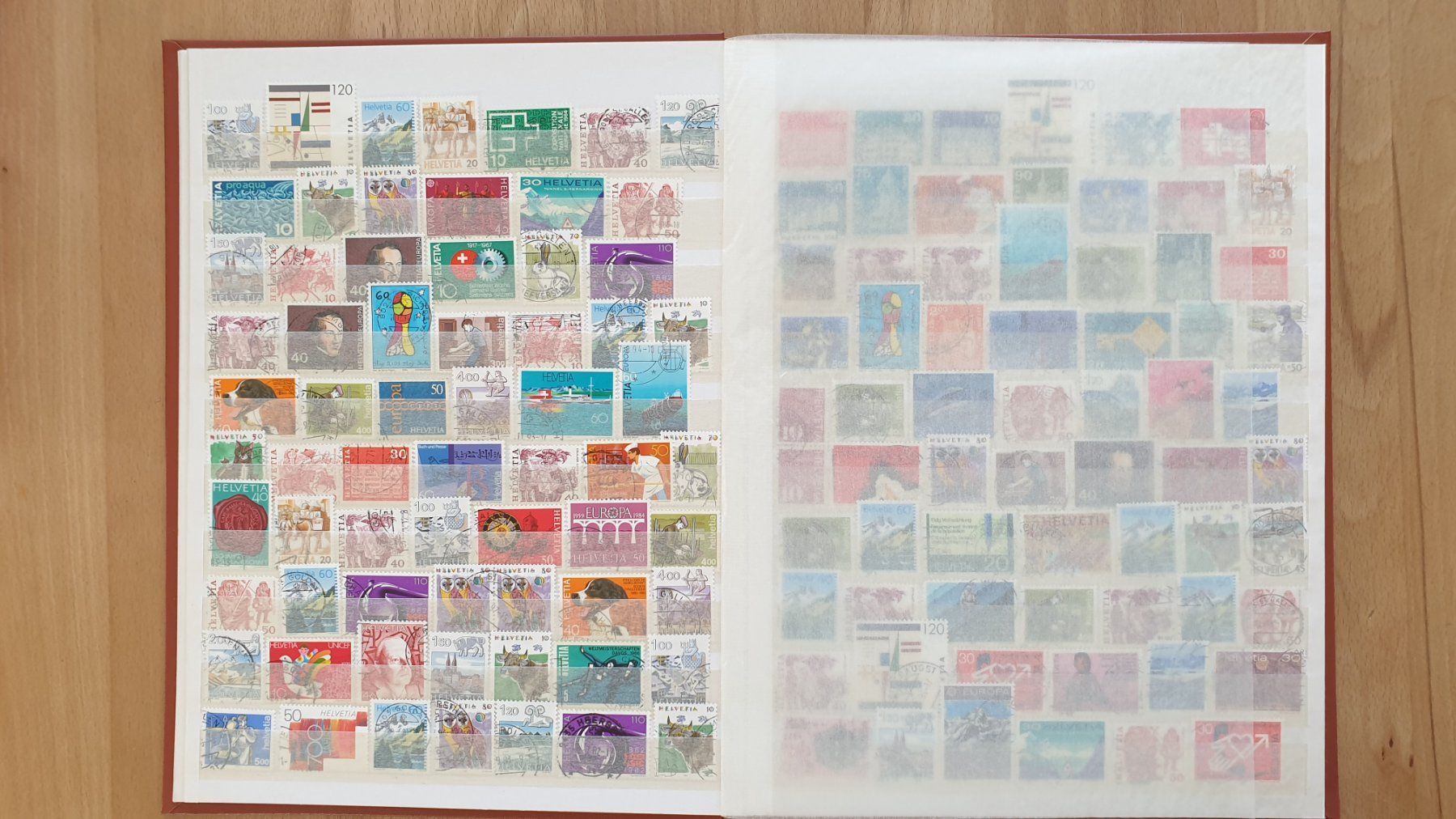 Alle Briefmarken: Schweiz und Ausland. 16 Seiten. – Gebraucht aus Goldach von armando_r 3