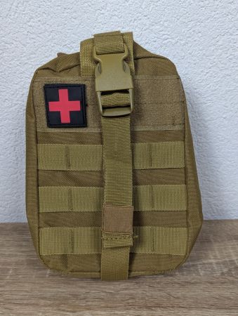 Pochette Tactique MOLLE Camel – Sac Médical Outdoor - NEUF