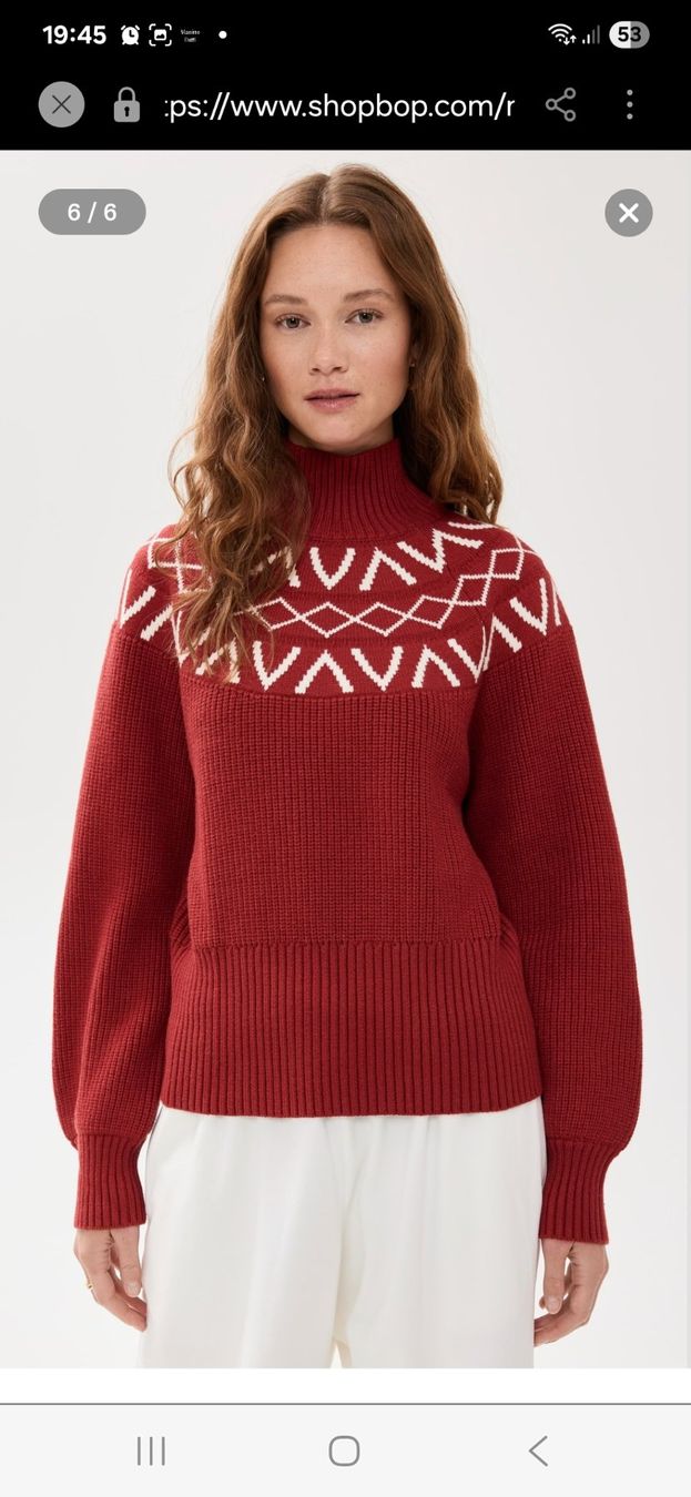 Maglioni & Felpe: Fair Isle Knit Strickpullover Rollkragen VARLEY – Nuovo (secondo la descrizione) da Bern venduto da dia_yv66 8