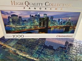 Neuwertiges Clementoni Puzzle Panorama New York 1000 Teile