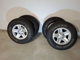 Jeep Wrangler 4x Kompletträder 16 Zoll 245/75 R16