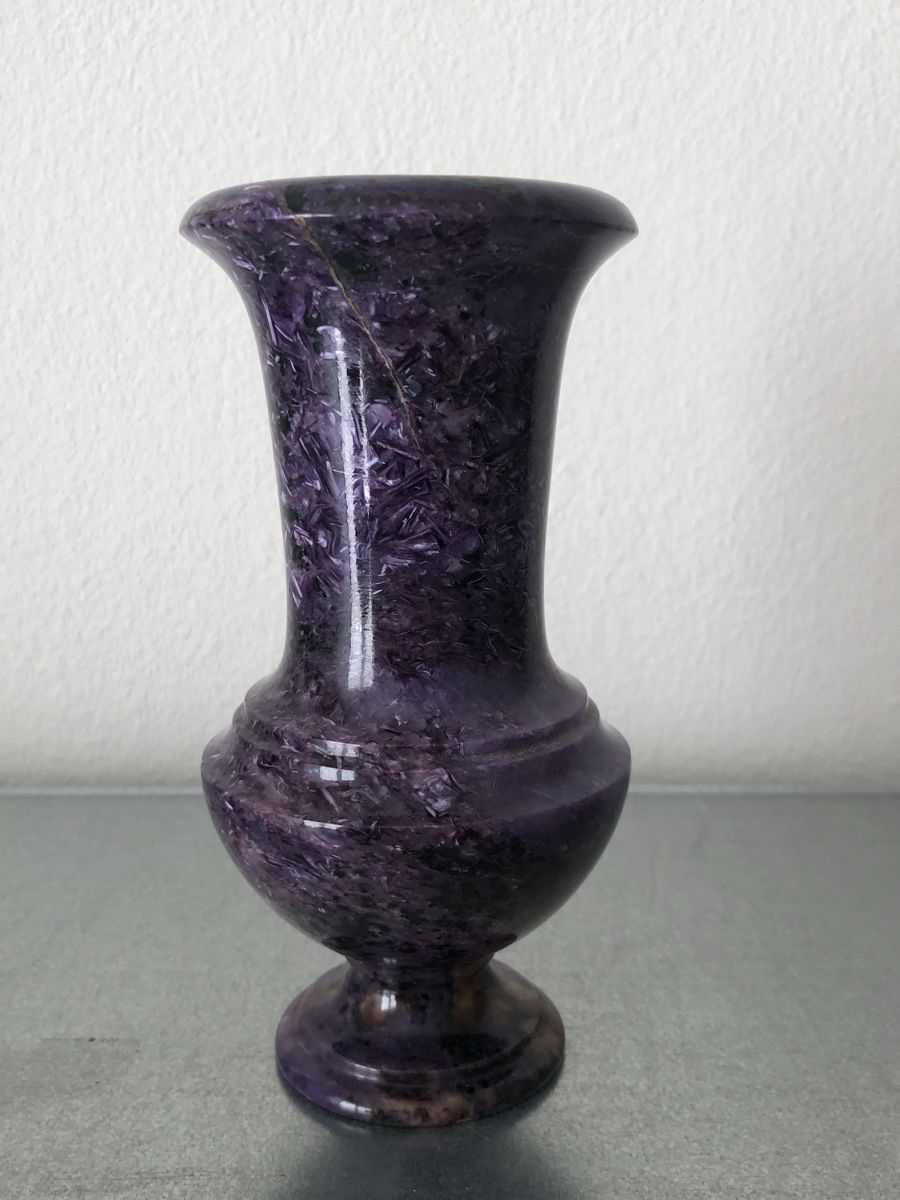 Edelsteine: Charoite Vase – Gebraucht aus Basel von Amechan. 2