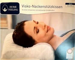 VISKO Nackenstützkissen Memory Foam Kissen 50x30cm