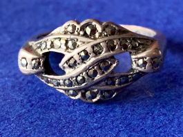 Silberring Pyrit (50)