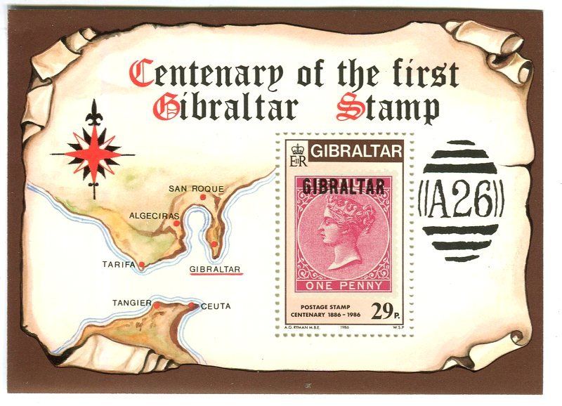 Tutti i francobolli: Block "Berühmte Briefmarken". Gibraltar – Nuovo e nell'imballaggio originale da Basel venduto da Butsch5