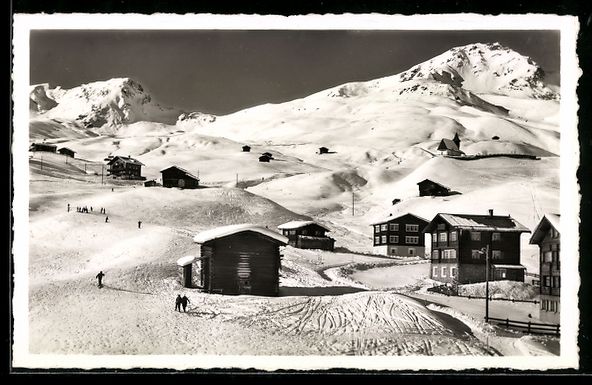Cartoline postali: AK Inner-Arosa, Skigebiet – Usato da Berlin venduto da bartko-reher