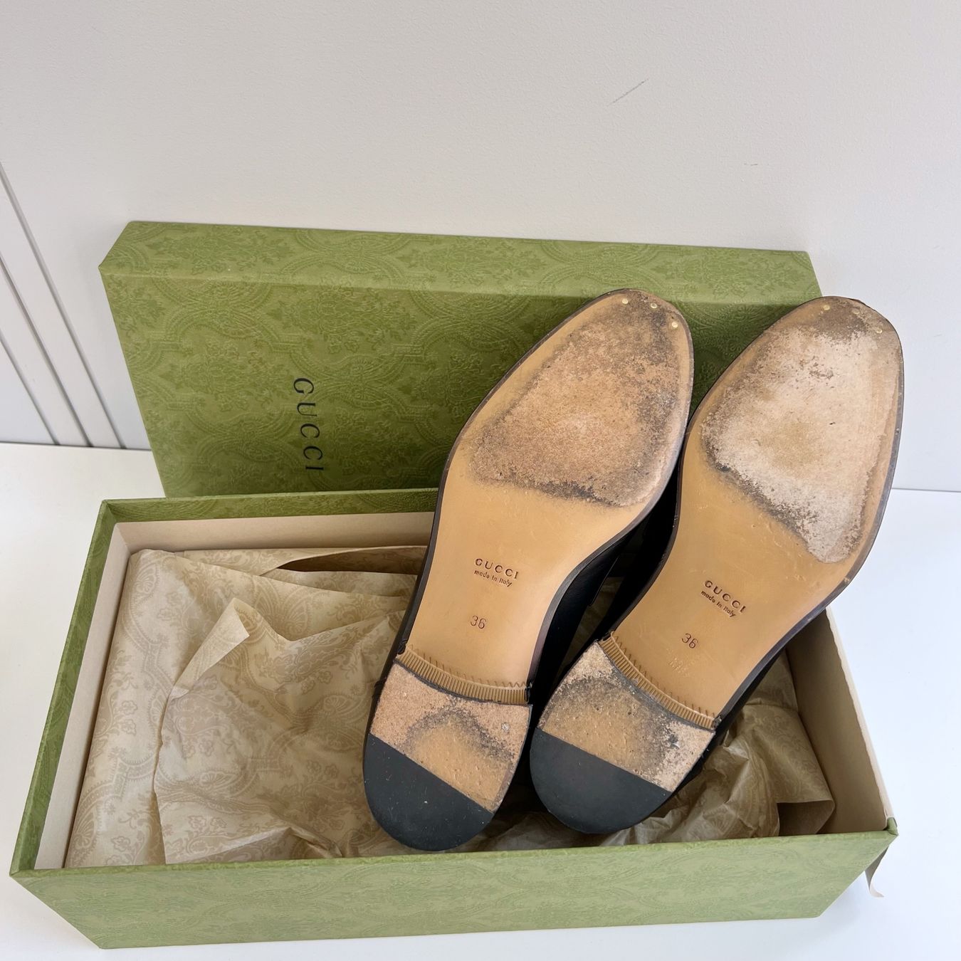 Gudrun Sjöden Scarpe da donna: Gucci Block Heel Horsebit Loafers, 36 – Usato da Zürich venduto da camenk 8