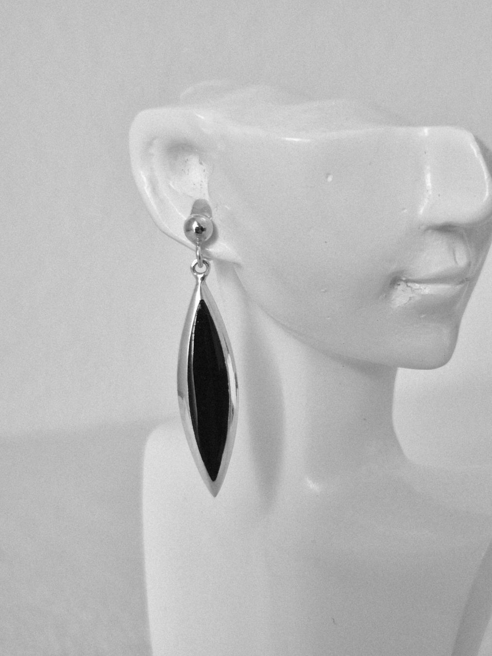 Orecchini pendenti & Orecchini a lobo: Ohrhänger Onyx Silber 925  NEU – Nuovo e nell'imballaggio originale da Dielsdorf venduto da kumsch 1