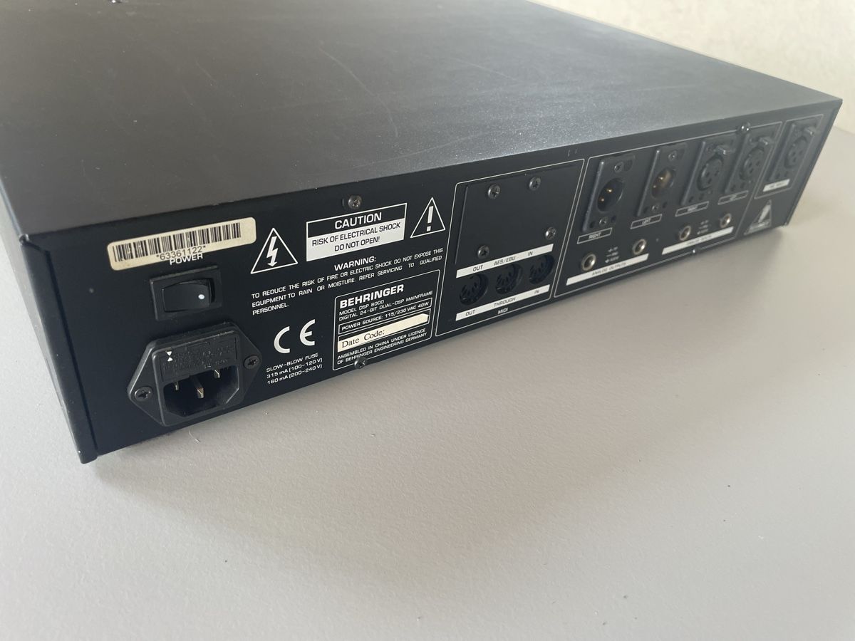 Behringer Equalizer: Behringer Ultra Curve DSP 8000 – Gebraucht aus Zürich von haeschesnonid 1