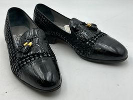Lutomirsky Zürich Designer Leder Loafer Gr. 42½ Vintage