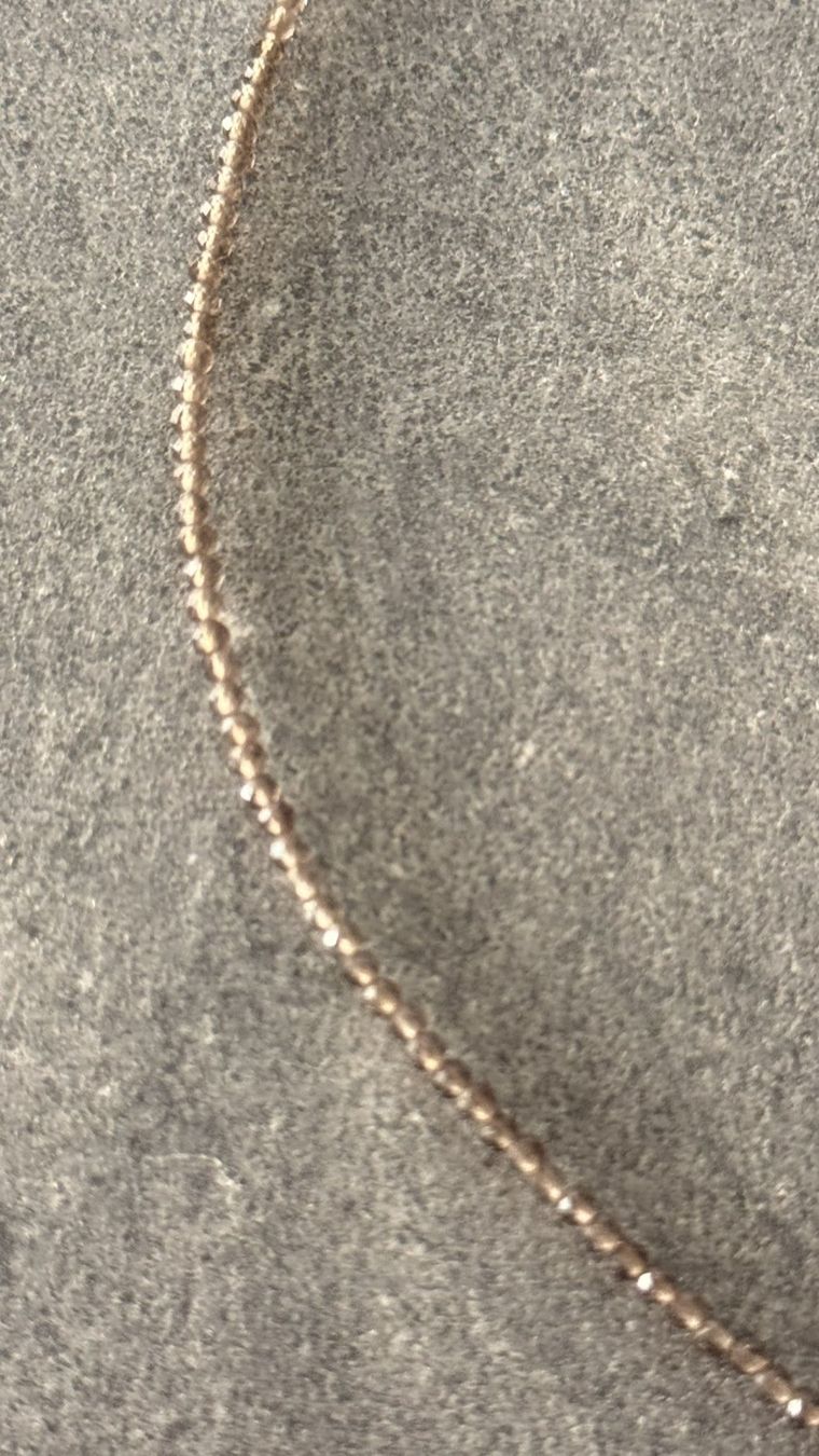 Catenine: Edelstein Rauchquarz Kette 41 cm – Usato da Lommis venduto da manmarmi 4