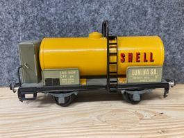 Buco Spur0 Kesselwagen 8659 Bremserhaus Shell Lumina SA. SBB