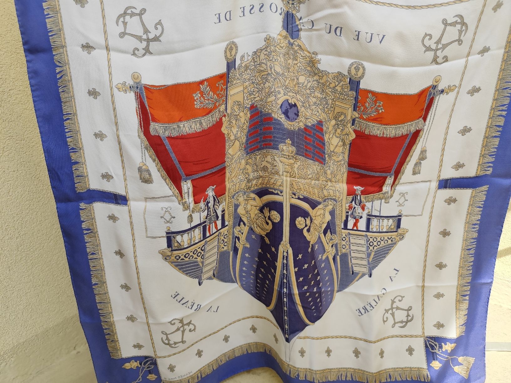 Hermès Foulard & Sciarpe: Carré Hermès Galère la Réale – Usato da Montreux venduto da prl_z2lr 5