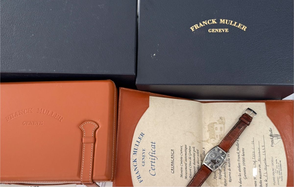 Franck Muller Orologi: Franck Muller Casablanca Chronograph Full set – Usato da Lugano venduto da Superstudiolugano