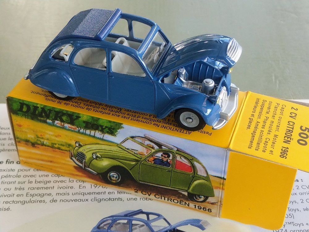 citroen 2cv dinky toys pour atlas 1:43