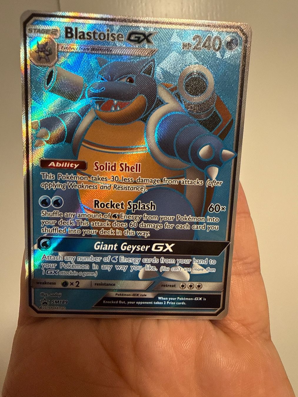 Cartes: Pokemon Blastoise GX SM189 Promo – D'occasion à Frauenfeld par Poke_Toniii