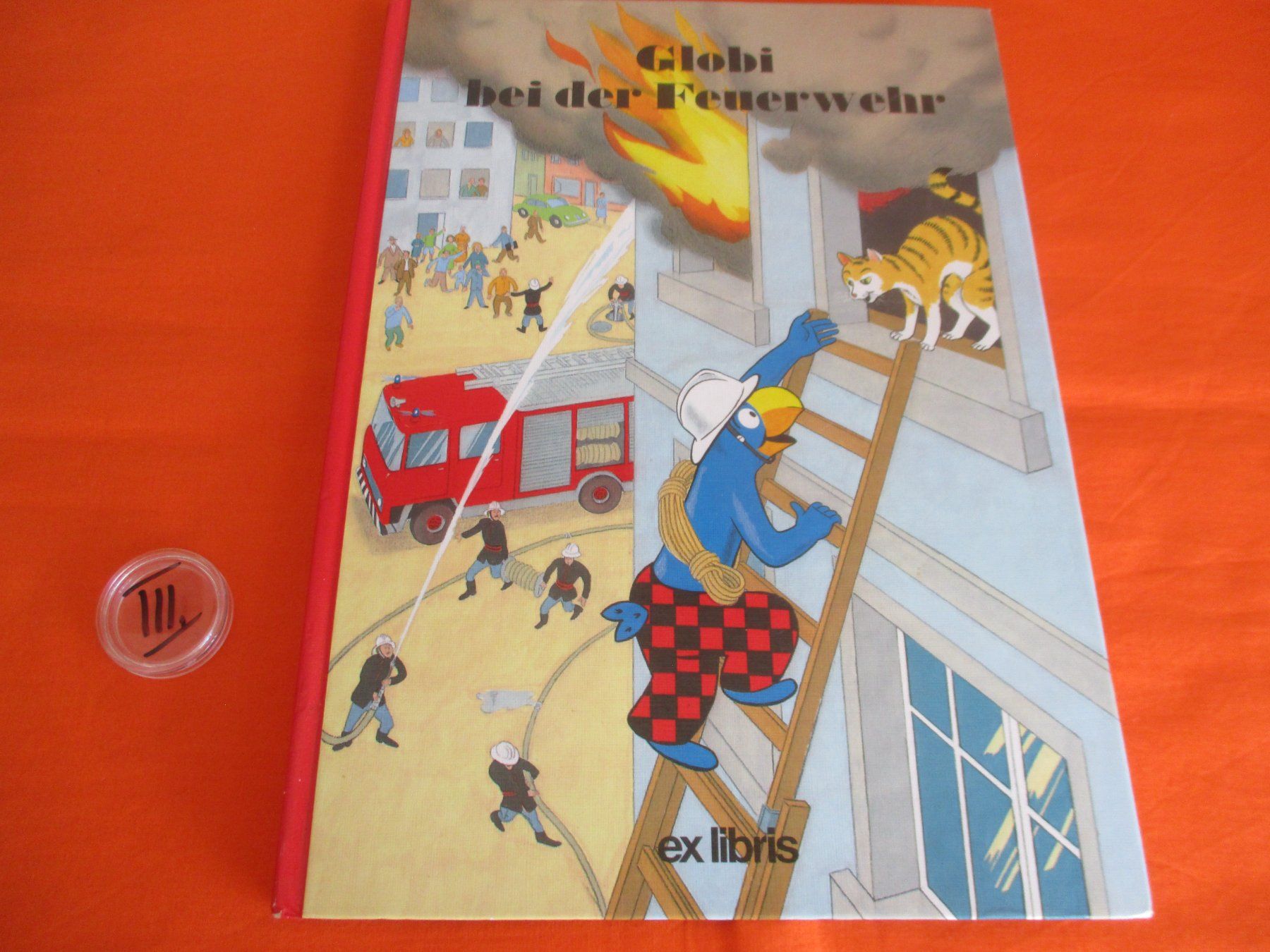 Fumetti: Buch Globi bei der Feuerwehr – Usato da Birsfelden venduto da alles-muss-raus