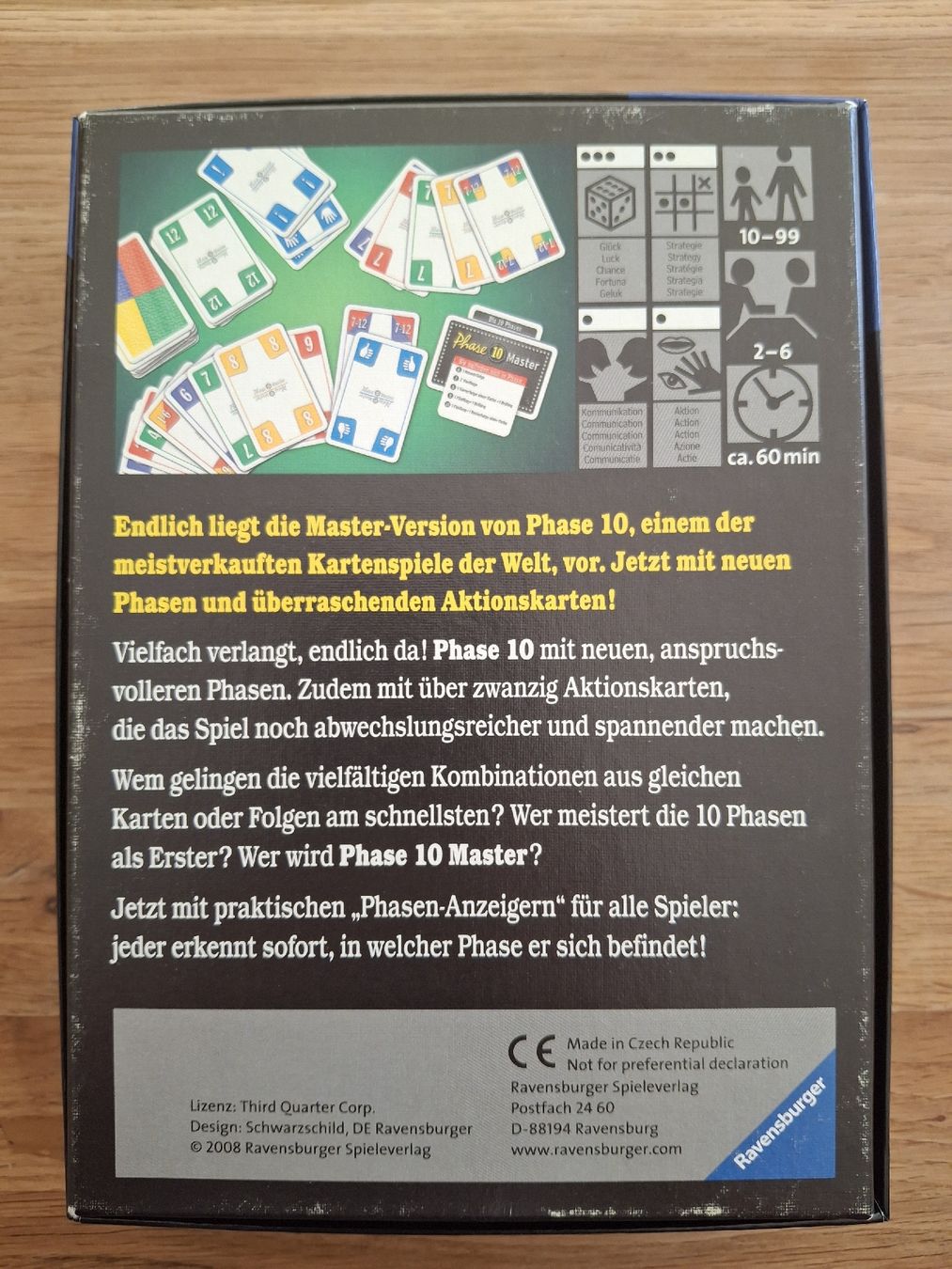Ravensburger Giochi: Phase 10 Master – Usato da Zürich venduto da Vordermannd86 1