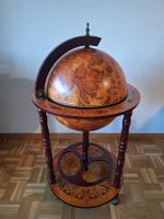 Edle Globusbar im Antik-Stil | Fahrbare Weltkugel Hausbar